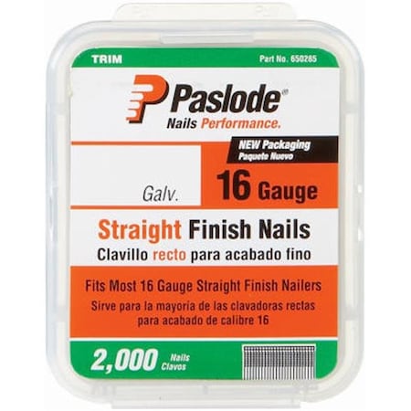 Paslode 650287 2.5 In. Finish Nail; 16 Gauge